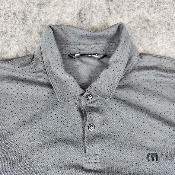 Travis Mathew Men Shirt 2XL Polo All Over Print Light of the Valley Performance - Picture 4 of 12